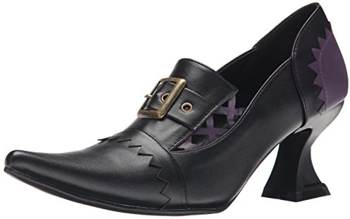 Ellie Shoes Women's 301 Quake Witch Shoe, Black Polyurethane, 9 M US