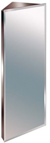 Zanex Bevelled Edge 1200mm Stainless Steel Mirror Bathroom Corner Cabinet