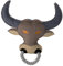 HUNTER CANVAS RING OX Hundespielzeug, Vintage-Style, mit Baumwolle, Quietschspielzeug, Ochse, 26 cm
