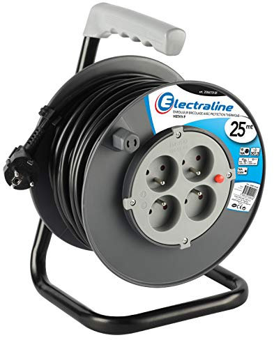 Electraline Kabeltrommel Basteln Schwarz, schwarz, 20867018F