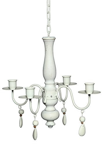 Ambiente Haus Romance Holz/Eisen 4er-Kronleuchter 60cm