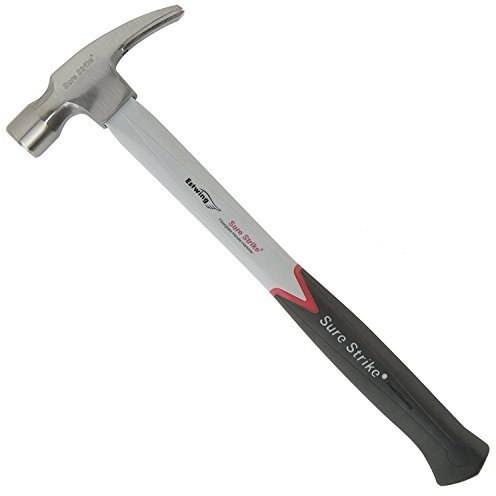 Estwing EMRF20S Surestrike Fibreglass Straight Claw Hammer 20Oz