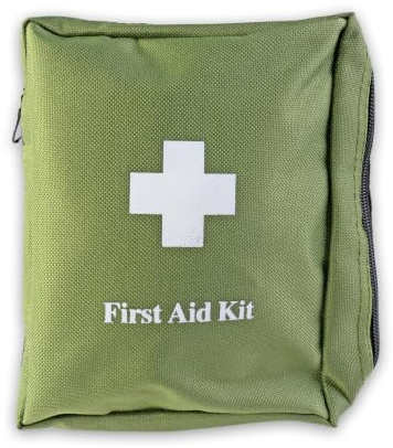 Mil-Tec® Großer Erste Hilfe Kasten mit 49 Teilen • First Aid Set mit Inhalt • Notfalltasche Outdoor, Zuhause & Reise • Verbandtasche gefüllt • Gürtel- & Rucksackbefestigung • Oliv