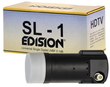 Edision EDI-SL1 Universal LNB Single Adapter (0,1 dB, HDTV, Full HD)