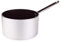 Pentole Agnelli ALSA2105S28 Linea Alluminio 5mm Platinum Casseruola Alta con 1 Manico, 28 cm, Acciaio, Argento