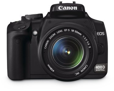 Canon EOS 400D Appareil photo numérique Reflex 10.1 Mpix Kit Objectif 18-55mm Noir