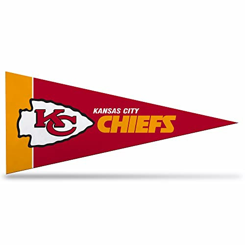 Rico Industries NFL Kansas City Chiefs 8-teiliges Mini-Wimpel-Dekor-Set, 10,2 x 22,9 cm