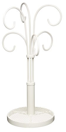 KitchenCraft Classic Collection Wrought Iron Mug Tree Stand, 37 cm (14.5”)