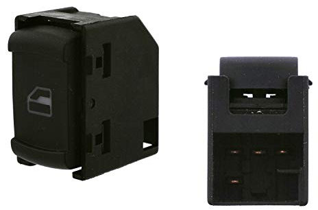 febi bilstein 23344 Schalter für elektrische Fensterheber , 1 Stück, Red