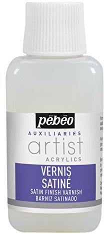 Pebeo – Barniz Satinado (250 ml, Transparente