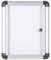 Bi-Office-Vitrine für den Innenbereich mit zusätzlichem, abschließbarem magnetischem Whiteboard, Größe: 306 x 376 mm - 1xA4
