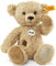 Steiff Kuscheltier Theo Teddybär, Süßes Stofftier mit Kunststoffaugen, Kinder, Jungen & Mädchen, Friends, Plüschtier 23 cm, Beige, 023491