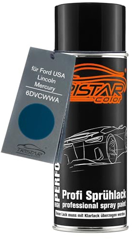 TRISTARcolor Autolack Spraydose für Ford USA 6DVCWWA Ocean Metallic | für Ford USA / Lincoln / Mercury, Basislack, Sprühdose 400ml