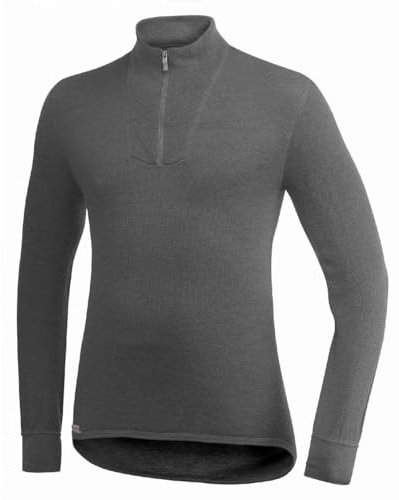 Woolpower 200 Turtleneck Long Sleeve Zipp Shirt Men - Unterwäsche, Grau - XXL