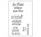 Stempel Clear, Zur Hochzeit viel Glück und al, A7 / 74 x 105 mm, 4 - teilig, transparent