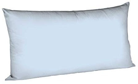 fleuresse 9200 Colours Interlock Jersey Kissenbezug aus 100% Baumwolle, Oekotex Standard 100, 40 x 80 cm, blau