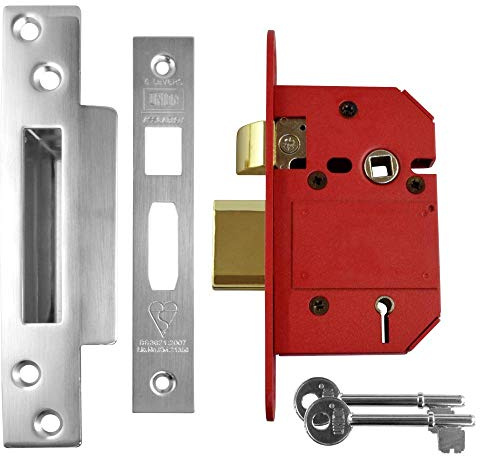 Union UNNY2200SC25 Mortice Sashlocks-5 Lever, Set of 10