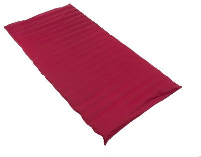 Handelsturm Futon Matte ca. 100x200 mit Füllung aus Buchweizen (herausnehmbar), Bezug aus 100% Baumwolle, rot (abnehmbar/waschbar), fest & anschmiegsam. Perfektes Schlafklima & Luftzirkulation!