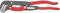 KNIPEX Rohrzange S-Maul mit Schnelleinstellung mit Kunststoff überzogen grau pulverbeschichtet 420 mm, 83 61 015