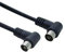 CAVETTO TV 2,5m SPINA-PRESA 90° NERO H. CARD