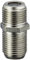 Metronic 438117 - Empalme/adaptador coaxial con toma F hembra, color gris