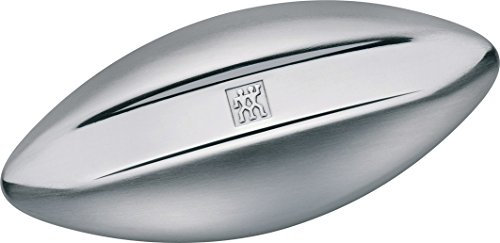 ZWILLING Edelstahlseife, 9 cm, Silber matt-poliert, zum Entfernen von Gerüchen, 1 Stück (1er Pack)