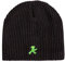 AMPELMANN Winterschreck - Unisex Mütze - OneSize schwarz aus Acryl Grobstrick mit Innenfließ mit Geher