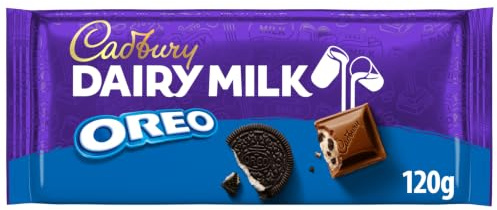 Cadbury Dairy Milk Oreo Chocolate Bar, 120 g