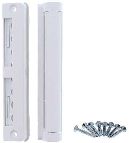 Siegenia Aeromat mini Standard Falzlüfter inkl. Drehverschluss 9016 & ToniTec® Schraubenset KL-FR 8