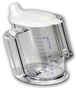 Adlatus 80199/2 - Vaso medidor con tapa, 200 ml