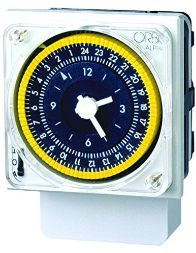 Orbis Alpha qrs - Interruptor horario analógico Alpha qrs 24v