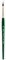 Silver Brush Limited - Pinceau Triangle 2515SMD Ruby Satin pour Acrylique Fluide - Manche Court - Taille M