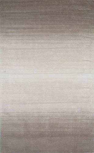 Momeni Rugs Metro Collection Teppich, 100% Wolle, handgewebt, zeitgenössisch, 70 x 90 cm, Taupe