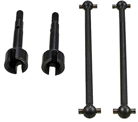 Carson 500405447 - Modellbauzubehör: X10EB Antriebswelle, hinten, 2 Stück, Schwarz