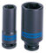 King Tony 443546M - 6 puntos en coche de tubo profundo impacto 46mm de 1/2 pulgadas negro