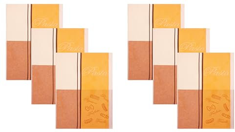 Betz 6er Set Geschirrtücher Geschirrhandtuch Gläsertuch 100% Baumwolle Italy Nudeln Gläsertücher Küchentuch Handtuch Größe 50 x 70 cm Farbe: gelb