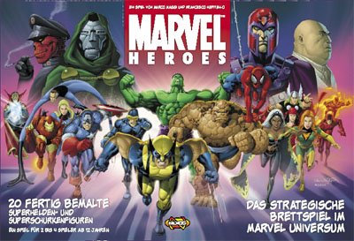 Asmodee HEI0MV01 - Marvel Heroes Brettspiel, deutsche Ausgabe