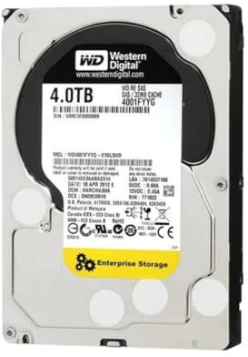 Western Digital WD4001FYYG - 4TB Internal Hard Drive (7200 RPM, 3.5 SAS)