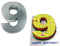 The Cakes World Small Number Birthday Wedding Anniversary Cake Tin – 10” x 8” (2.5” deep) (9)