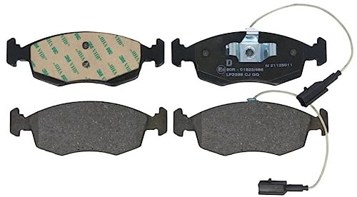 DELPHI LP2288 Bremsbelagsatz Bremsbeläge Vorne mit Verschleißwarnkontakt ohne Zubehör Kompatibel mit FIAT 500 312