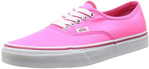 Vans U Authentic, Scarpe da ginnastica Unisex - adulto, Rosa (Neon Pink), 38,5