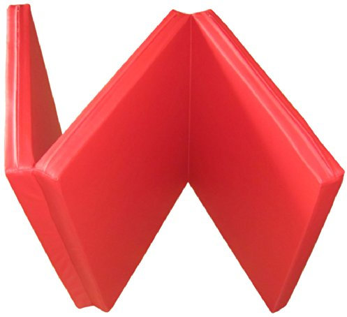 NiroSport Turnmatte Klappbar 180 x 70 x 8 cm Klappmatte Weichbodenmatte Rot