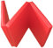 NiroSport Turnmatte Klappbar 180 x 70 x 8 cm Klappmatte Weichbodenmatte Rot