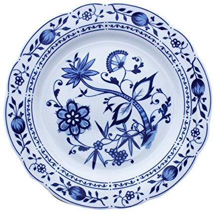 ESCHENBACH 13503806700247 Romantika Teller flach 23,5 cm, Porzellan, zwiebelmuster