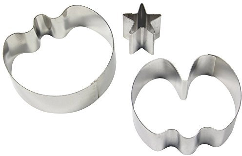 PME SP263 Stainless Steel Sweet Pea Cutters, Medium Size, Set of 3 , Silver