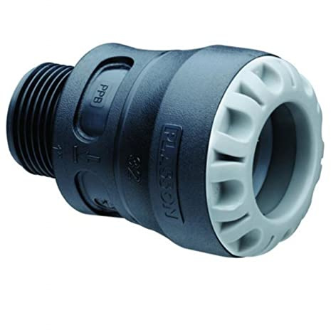 MDPE Pipe Fitting Push-Fit Male Adaptor 32mm X 1