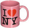 Tazza in ceramica ufficiale rosa I Love NY da 325 ml da New York Mugs Souvenir and Gift Store