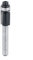 ENT 13560 Fraise pour affleurer droite Carbure, Queue (S) 6 mm, Diamètre (D) 9,5 mm, NL 12,7 mm, SL 32 mm, GL 55 mm, avec roulement