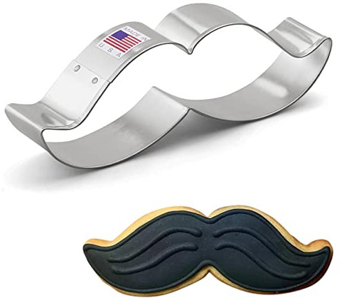 Emporte-Pièce Moustache Fête des Pères - 13,3 cm par Ann Clark