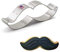 Keksausstecher Schnurrbart - 13,3 cm - Ausstechformen von Ann Clark USA